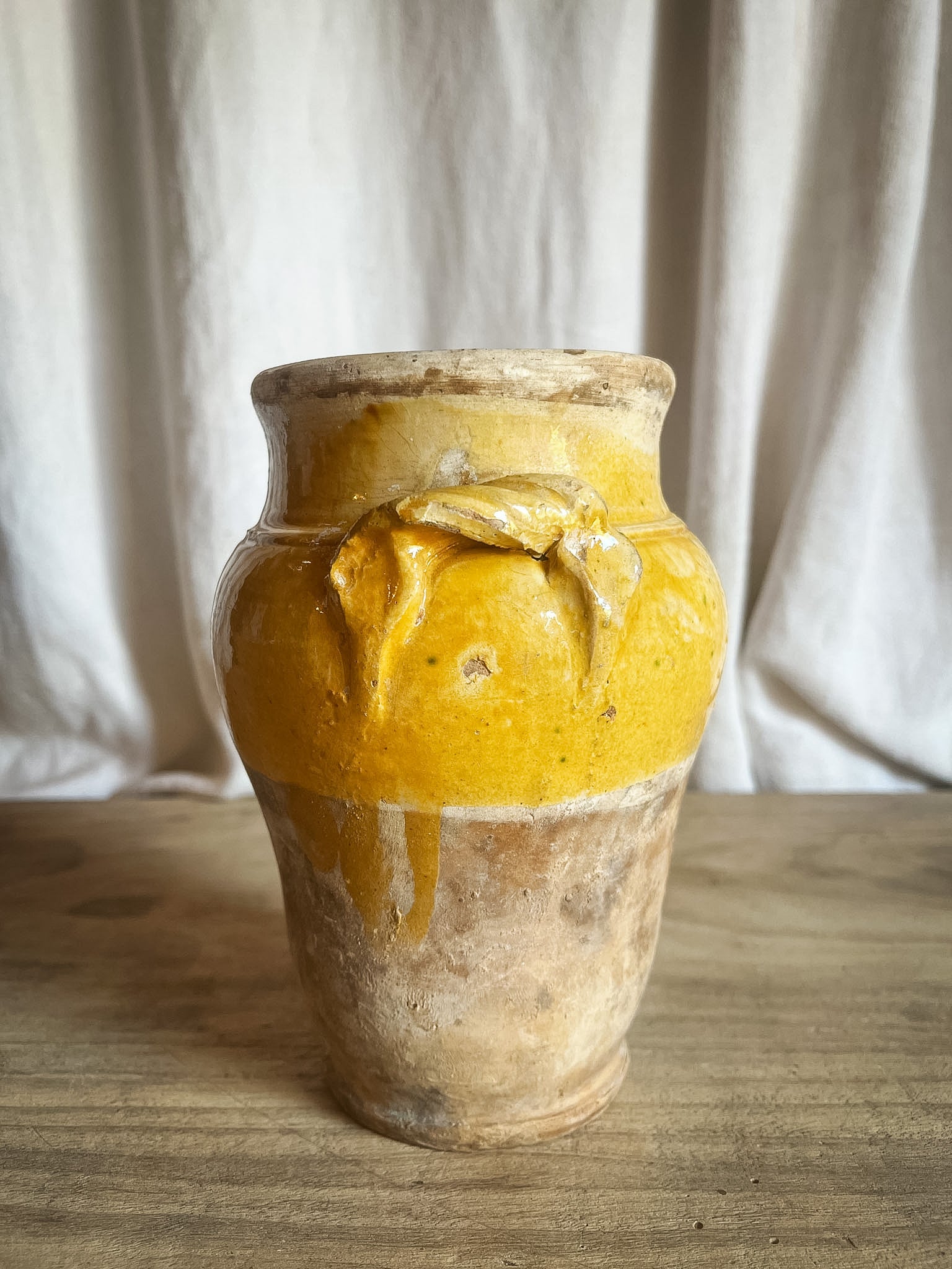Small Glazed Terracotta Confit Pot (Vaso da Conserva) — Italian