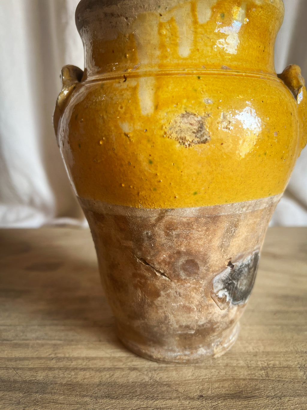 Small Glazed Terracotta Confit Pot (Vaso da Conserva) — Italian