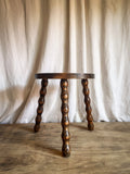 French Bobbin - Three Leg Milking Stool