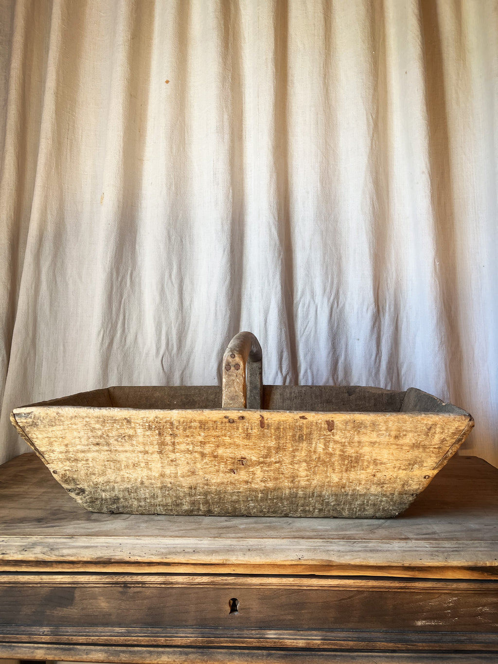 French Wooden Garden Trug / Gathering Basket