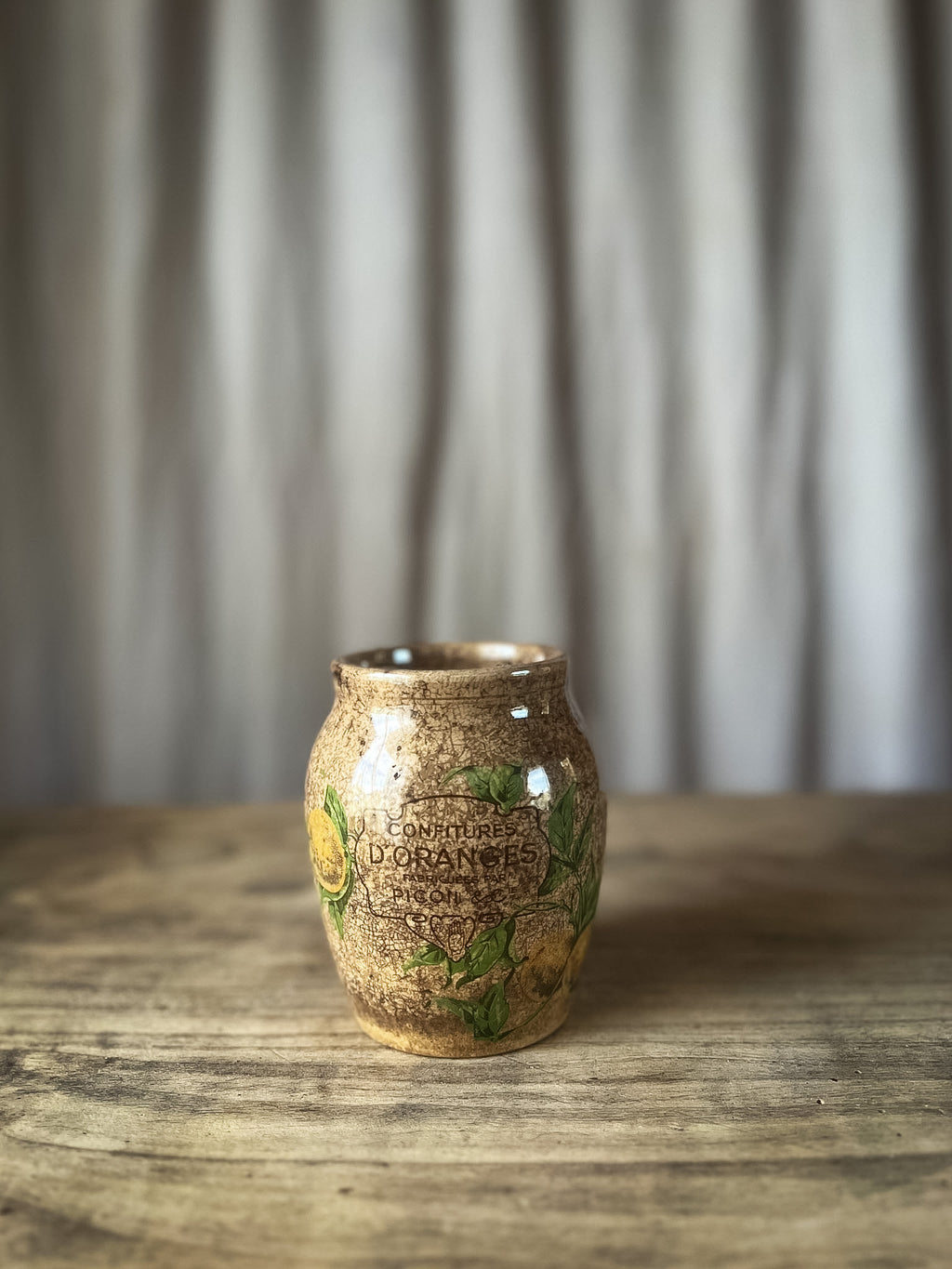 Marmalade Pot — Confitures d'Oranges Picon & Cie, Faïence de Lunéville