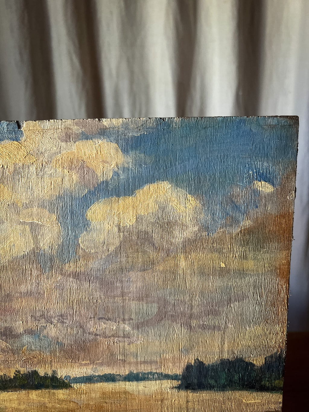 Impressionist Landscape Oil Painting on Panel