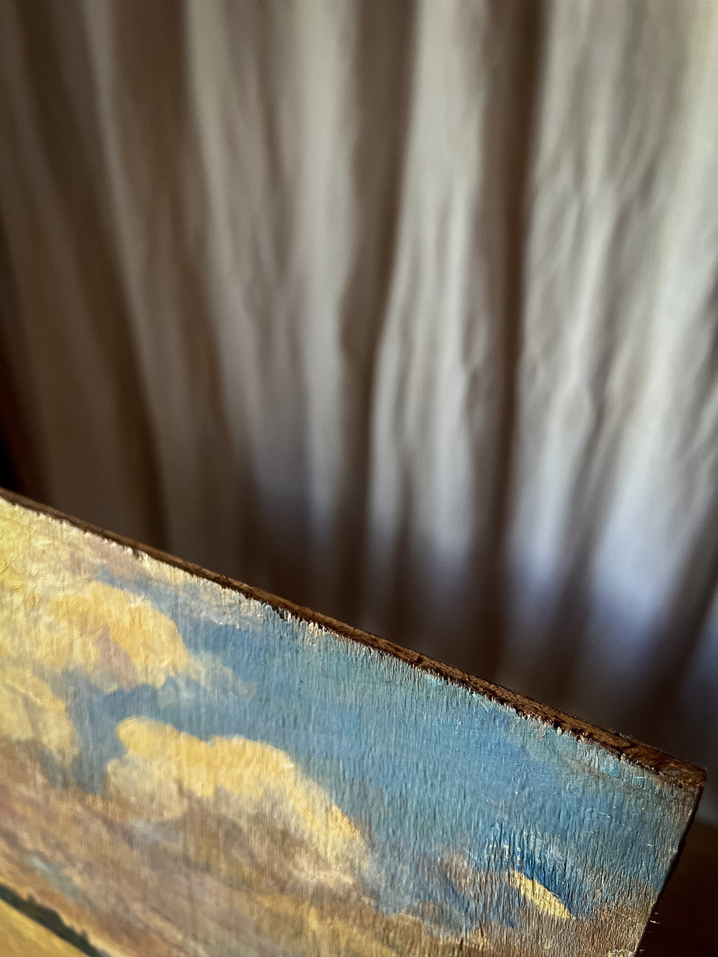 Impressionist Landscape Oil Painting on Panel