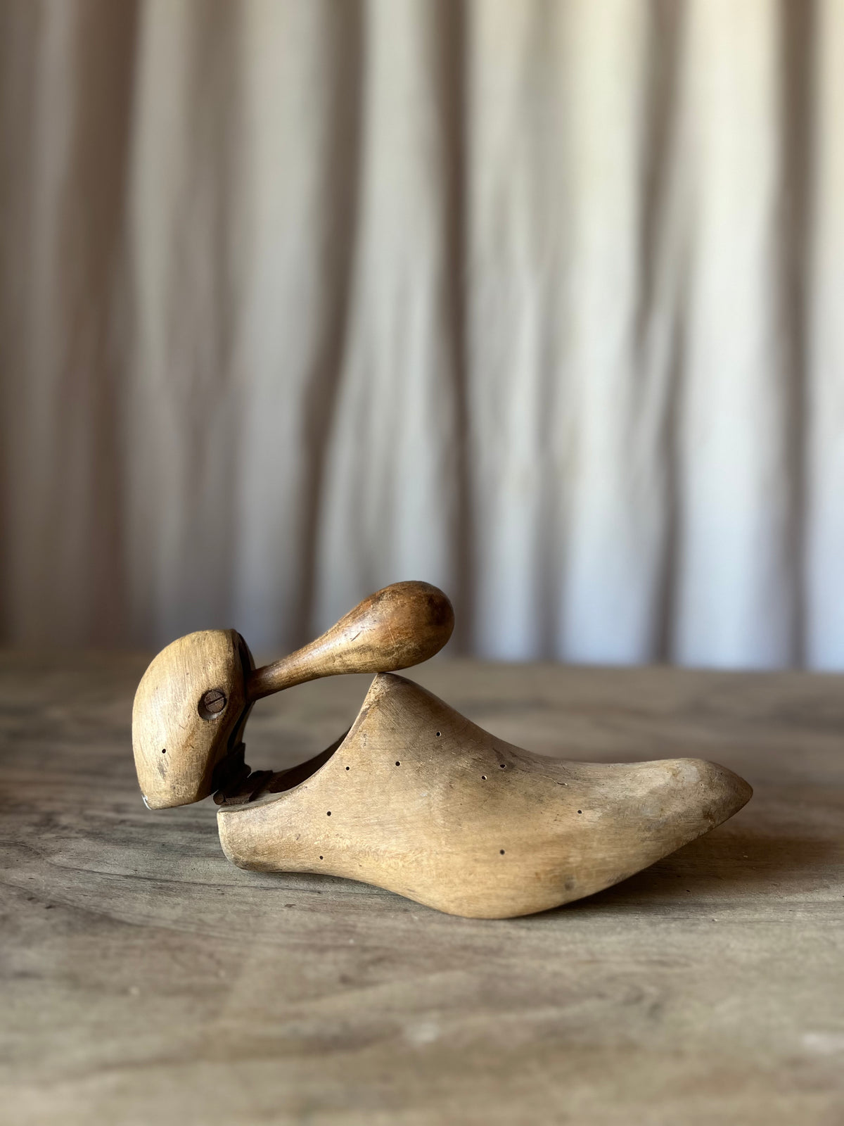 Hinged Wooden Shoe Last - Shoemaker's Form