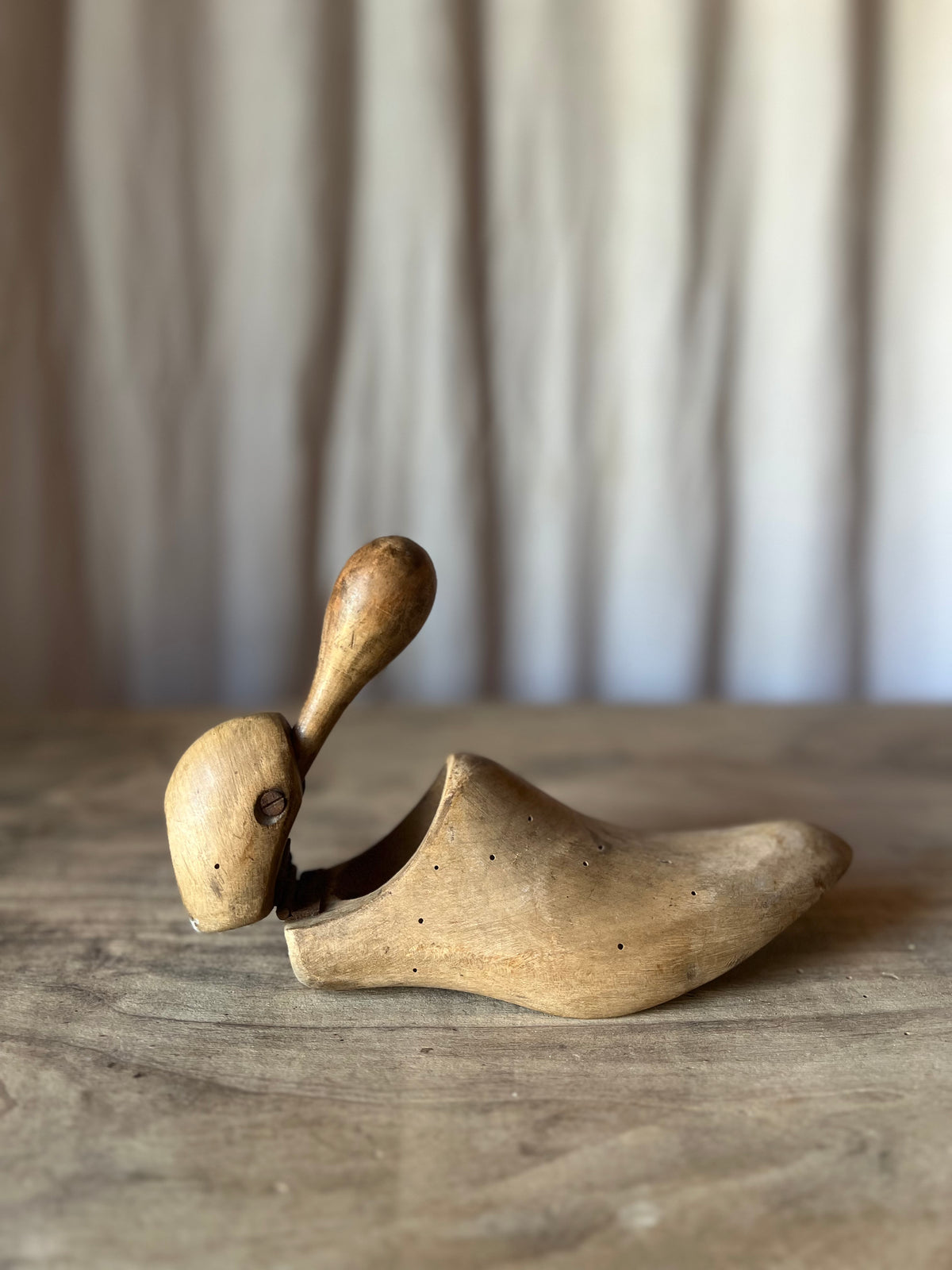 Hinged Wooden Shoe Last - Shoemaker's Form