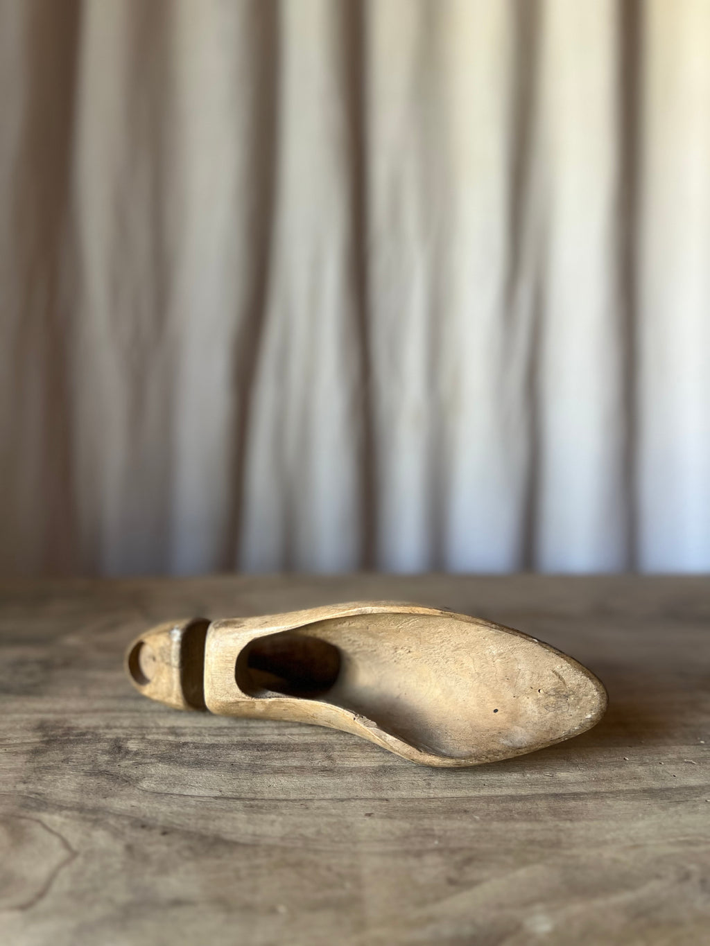 Hinged Wooden Shoe Last - Shoemaker's Form