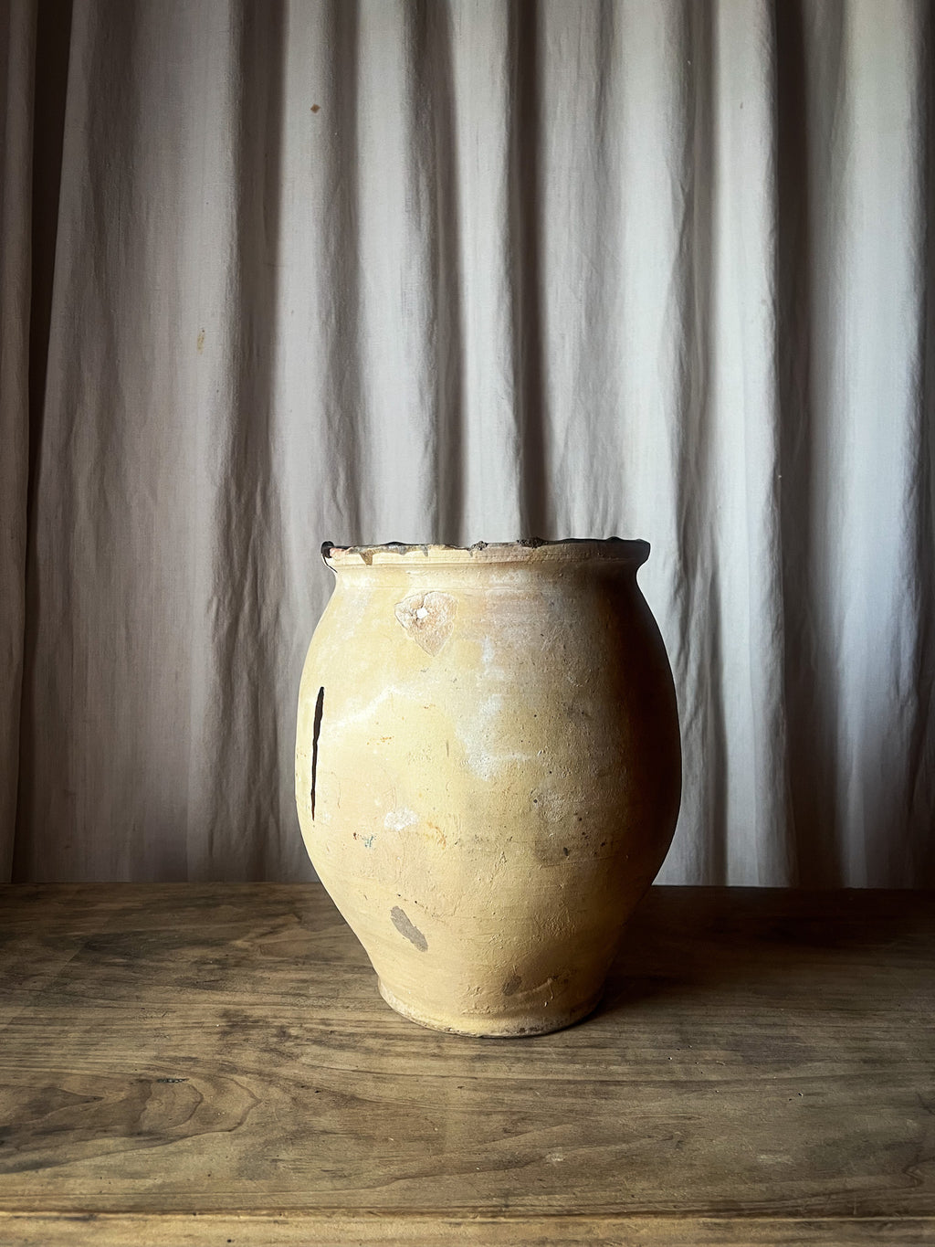 Glazed Stoneware Jar / Pot — French, 19th Century