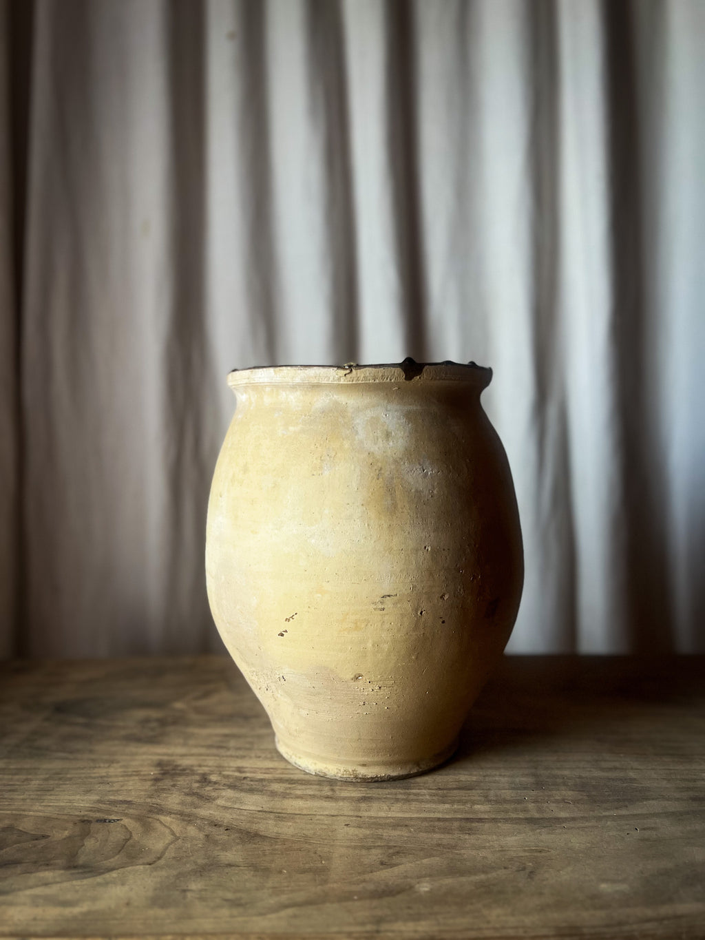 Glazed Stoneware Jar / Pot — French, 19th Century