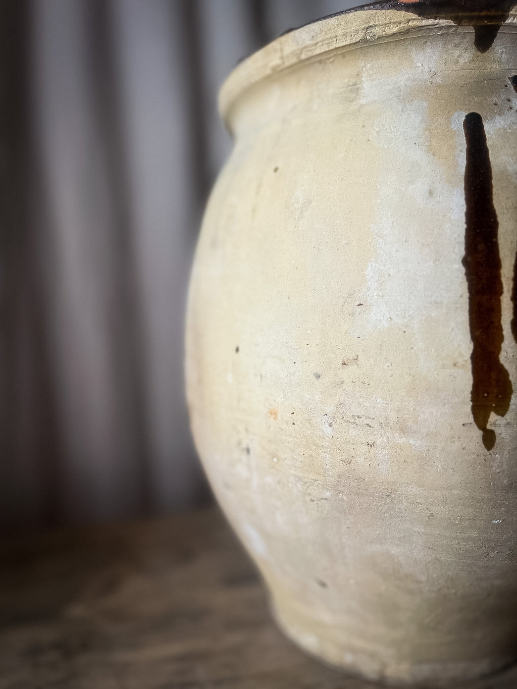 Glazed Stoneware Jar / Pot — French, 19th Century