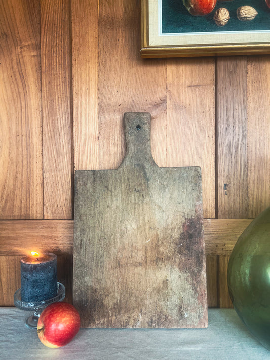 Worn Wooden French Bread Board