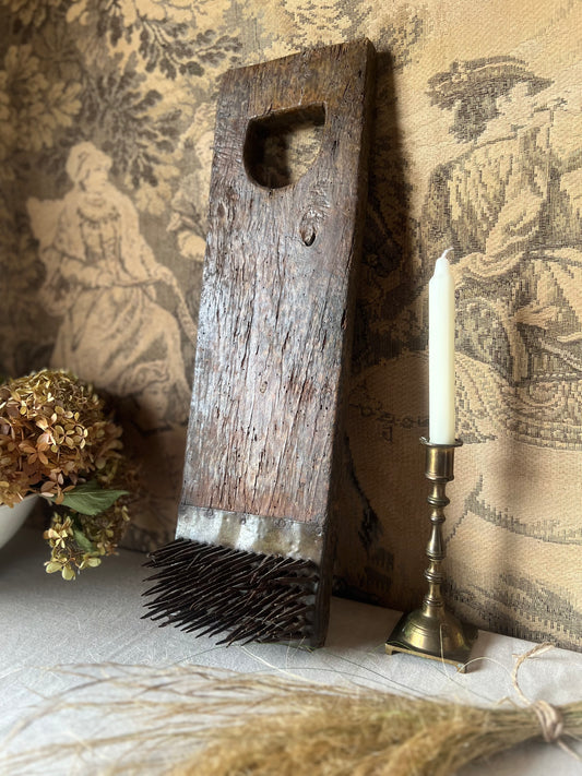 Antique French Flax Comb