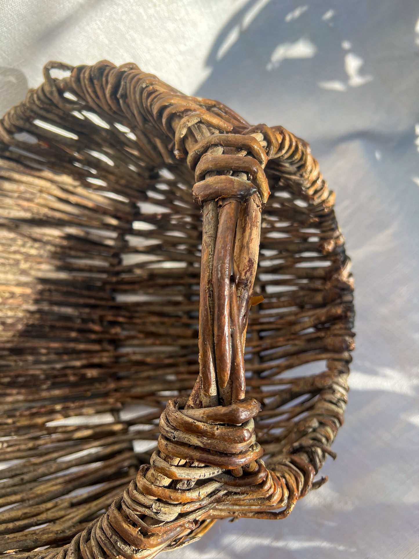 Handwoven Willow Gathering Basket