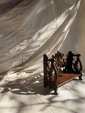 Carved Folding Wall or Table Top Shelf