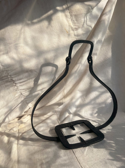 19th Century Hand-Forged Fireplace Stand