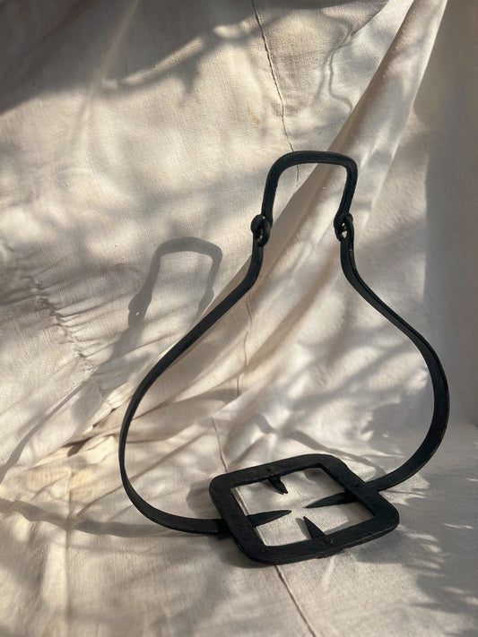 19th Century Hand-Forged Fireplace Stand