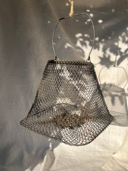 French Wire Mesh Fishing Basket