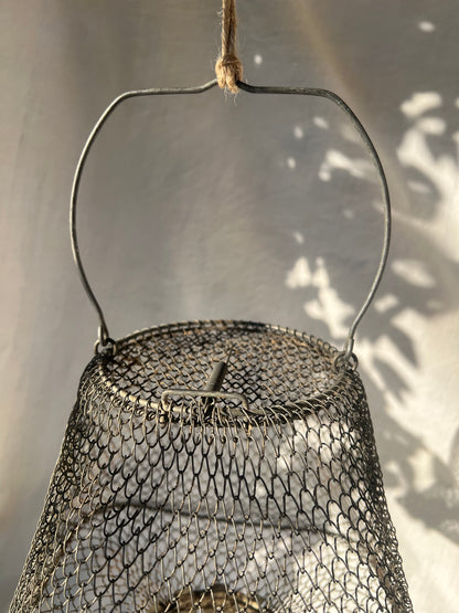 French Wire Mesh Fishing Basket