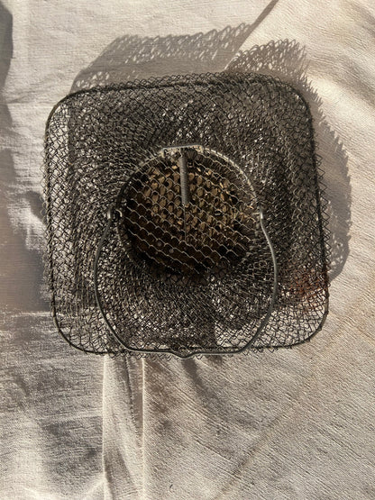 French Wire Mesh Fishing Basket