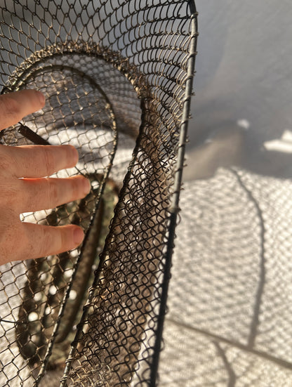 French Wire Fishing Basket