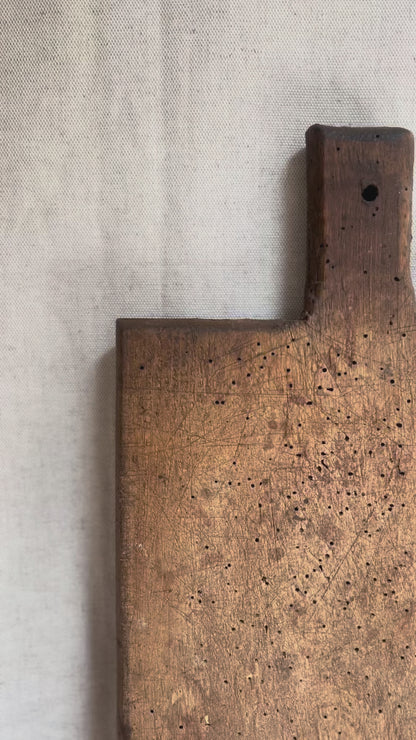 Antique French Wooden Cutting Board